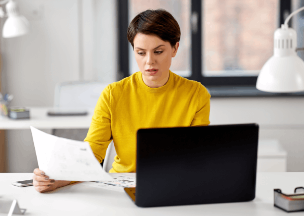 Client scans a birth certificate for USCIS, using Translation Services in Jersey City for certified immigration documents.