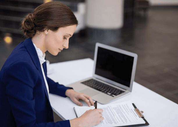 An ATA-certified translator preparing certificate translation for official use, ensuring accuracy and global acceptance.