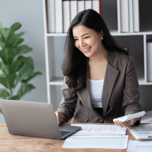 A project manager tracks Spanish Translation Services in New Jersey for business files across multiple languages on screen.