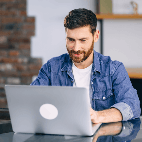 Client reviews a manual on a tablet, using Translation Services in Jersey City for technical terms and clarity.