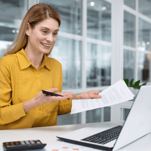 Customer using contracts translated through Certified translation services for legal review and case preparation.