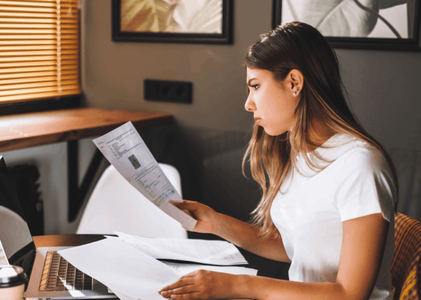 A linguist applies a certified seal to a legal affidavit as Translation Services in Jersey City prepare court-ready copies.