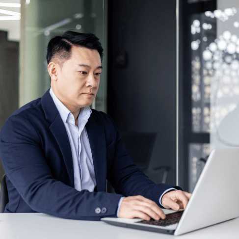 Translator works late with a countdown timer as Chinese Translation Services in New Jersey deliver a rush business project.